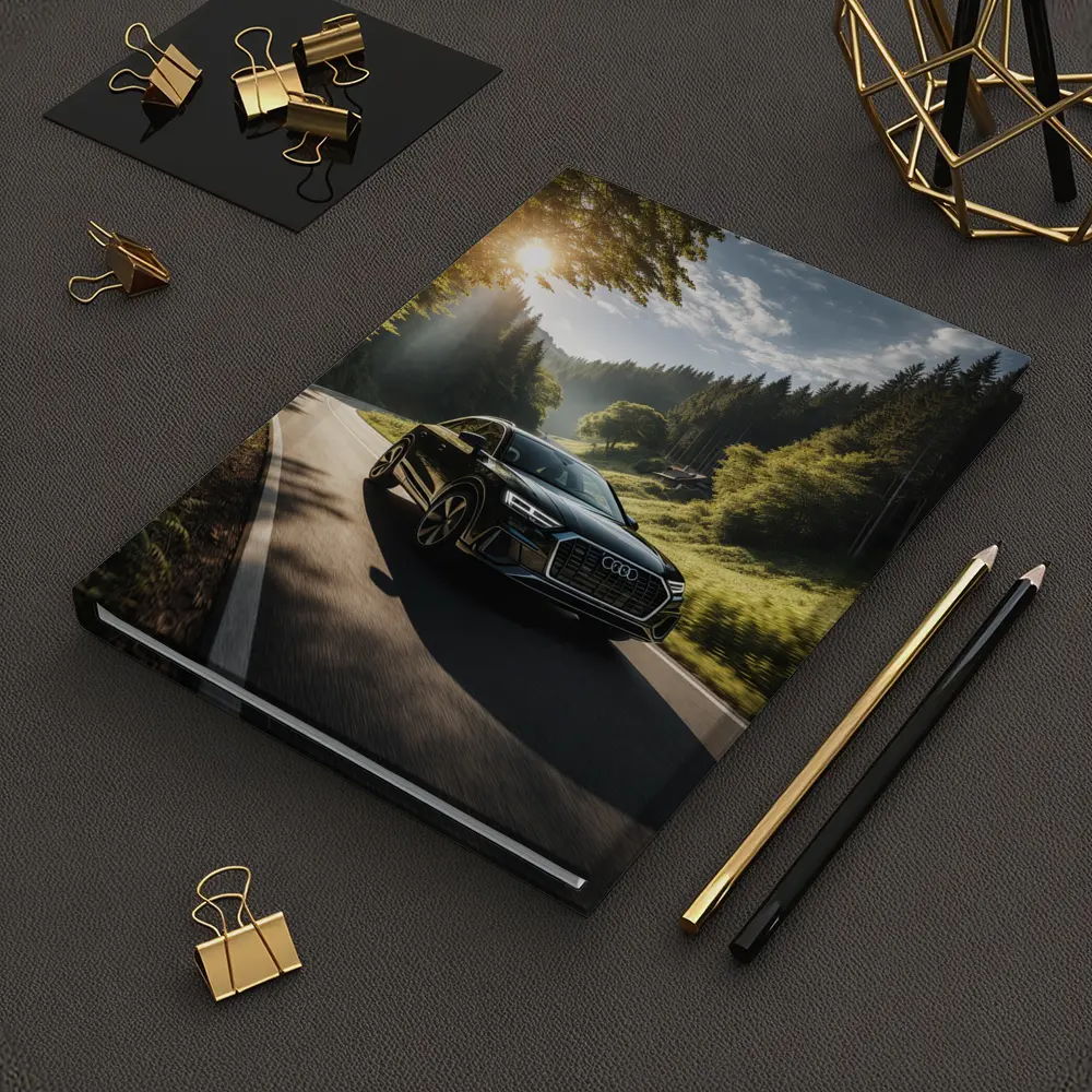 Audi Q3 Black SUV Forest Road Drive – Notebooks