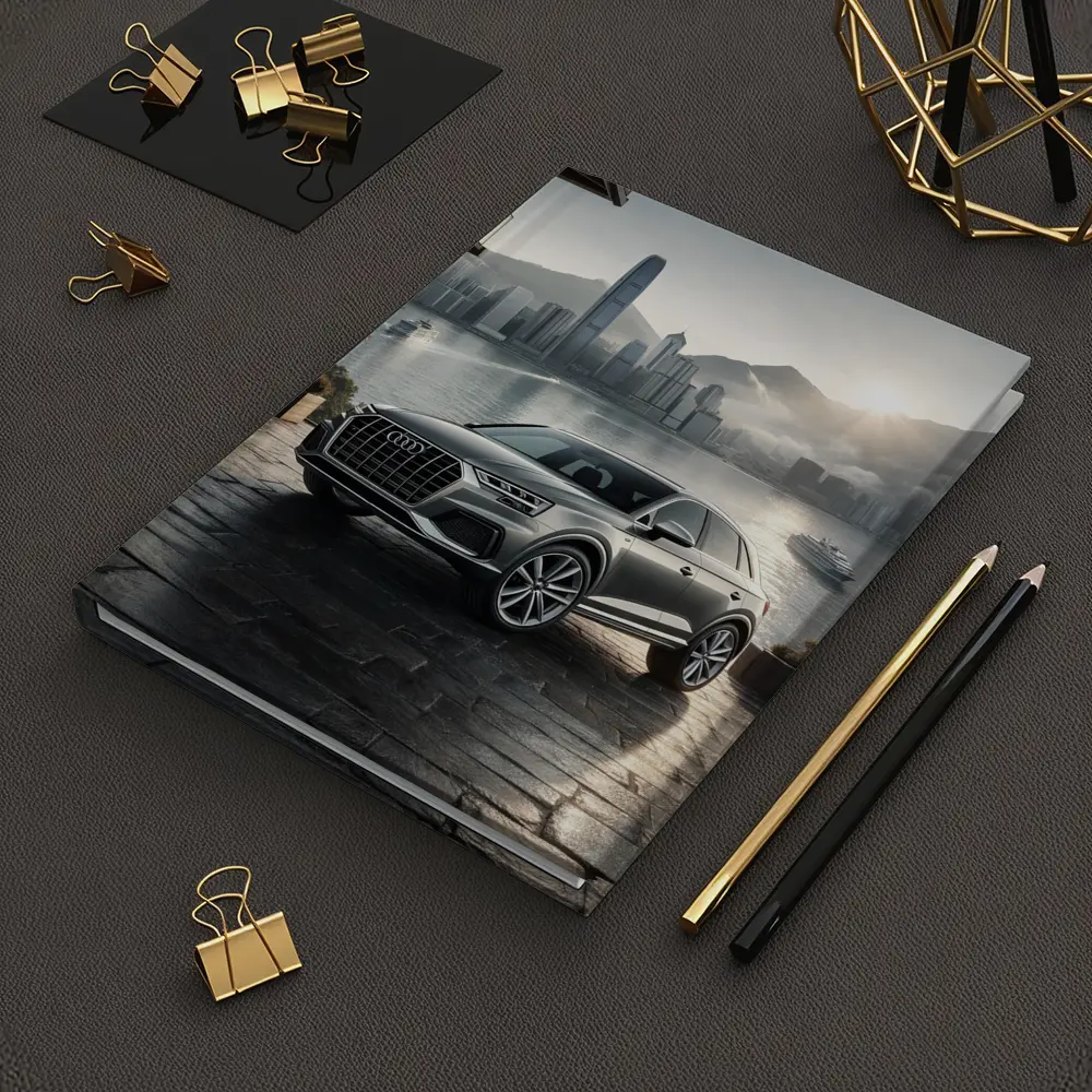 Audi Q7 SUV Hong Kong City Skyline – Notebooks