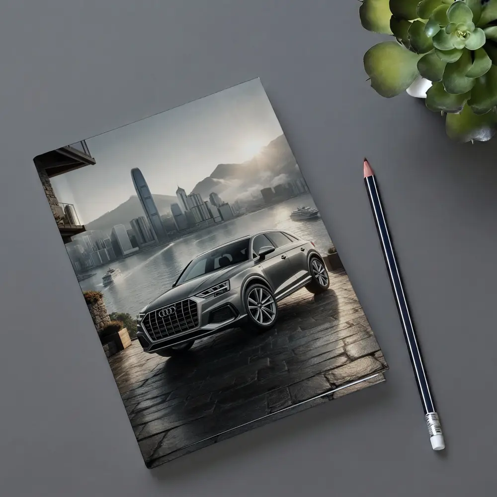 Audi Q7 SUV Hong Kong City Skyline – Notebooks