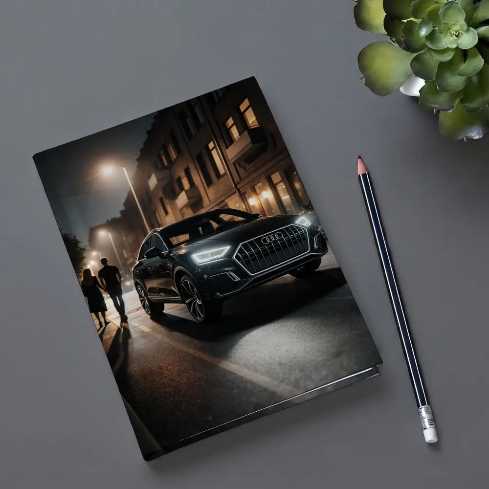Audi Q3 Dark City Street Night Scene – Notebooks