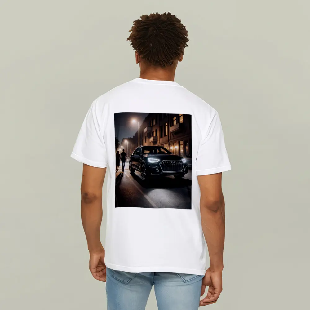 Audi Q3 Dark City Street Night Scene – T-Shirts