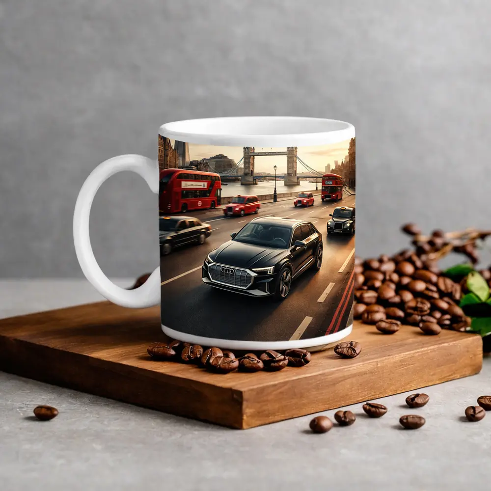 Audi Q4 E Tron London Tower Bridge – Mugs