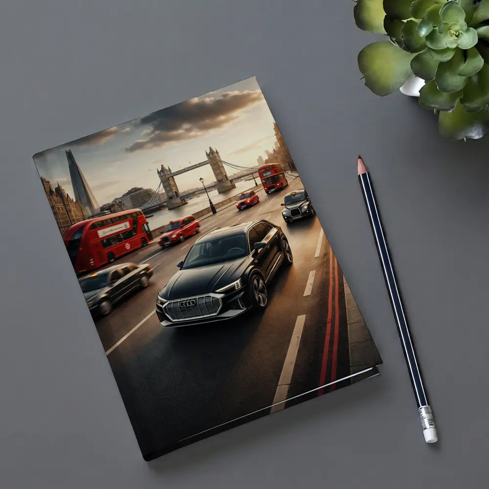 Audi Q4 E Tron London Tower Bridge – Notebooks
