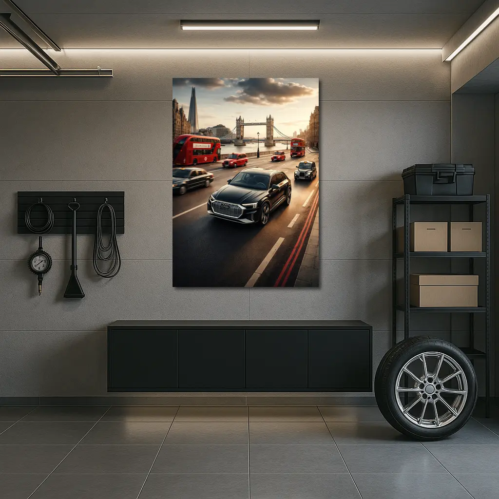 Audi Q4 E Tron London Tower Bridge – Wall Art