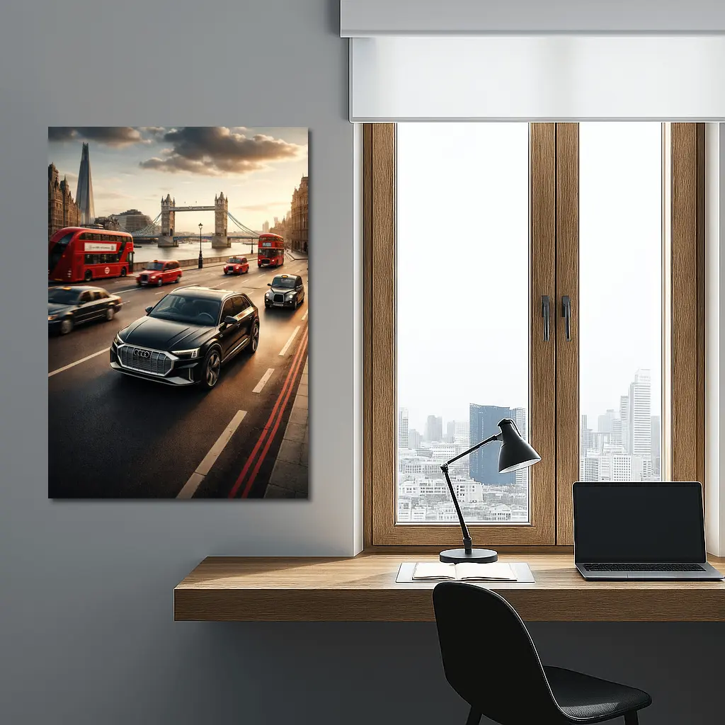Audi Q4 E Tron London Tower Bridge – Wall Art