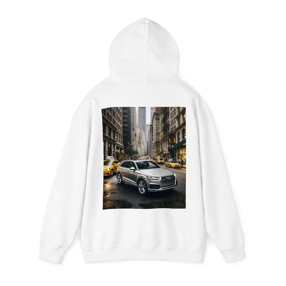 Audi Q5 SUV on New York City Street – Hoodies