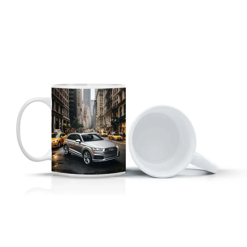 Audi Q5 SUV on New York City Street – Mugs