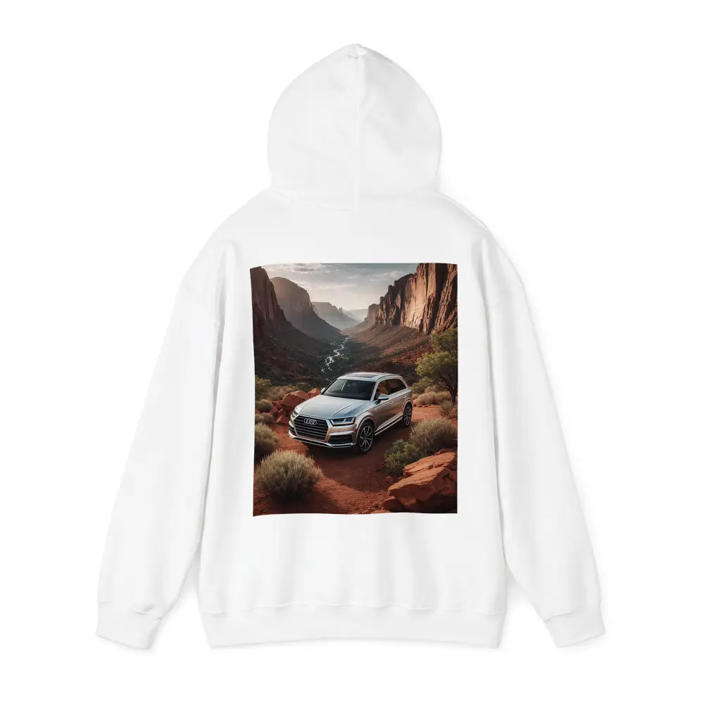 Audi Q7 Silver SUV Red Canyon – Hoodies