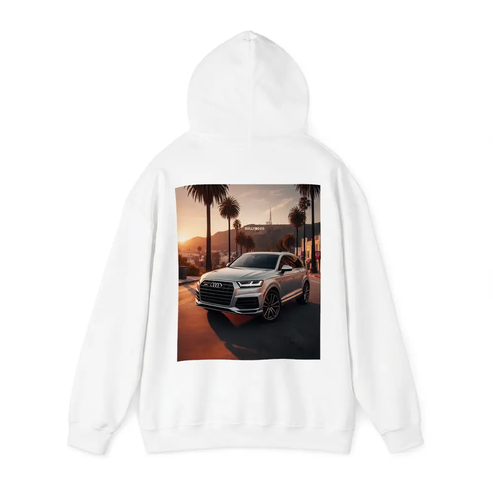 Audi Q7 Hollywood Sunset Palm Trees – Hoodies