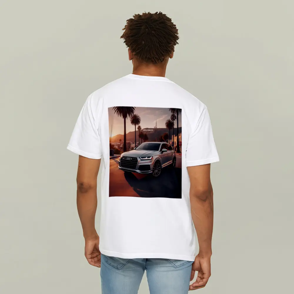 Audi Q7 Hollywood Sunset Palm Trees – T-Shirts
