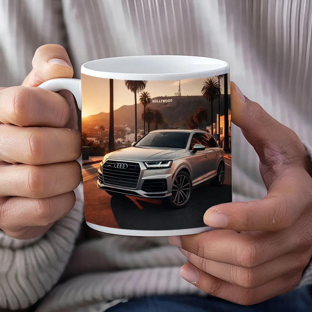 Audi Q7 Hollywood Hills Los Angeles Sunset – Mugs