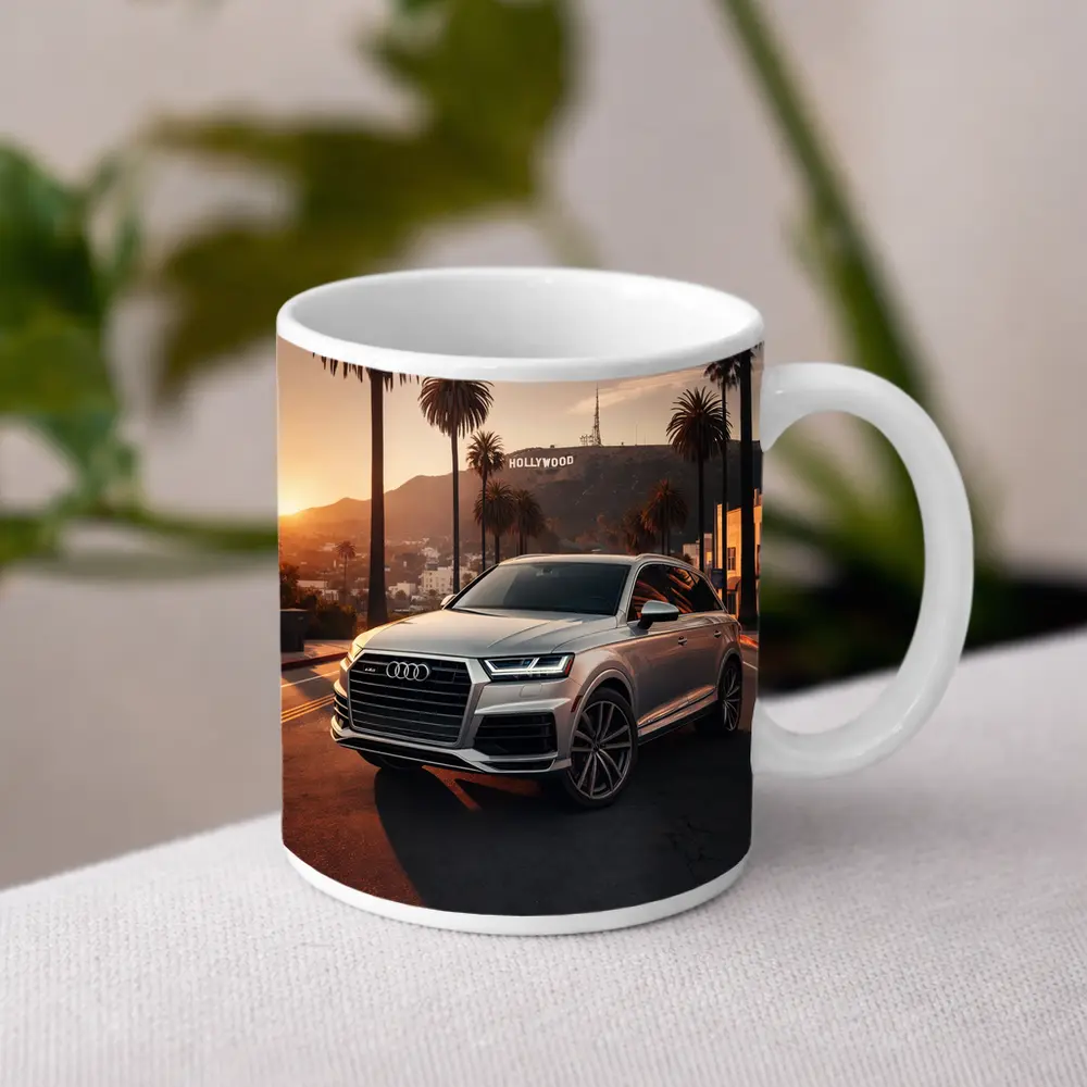 Audi Q7 Hollywood Hills Los Angeles Sunset – Mugs