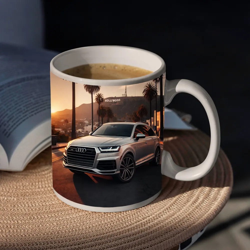 Audi Q7 Hollywood Hills Los Angeles Sunset – Mugs