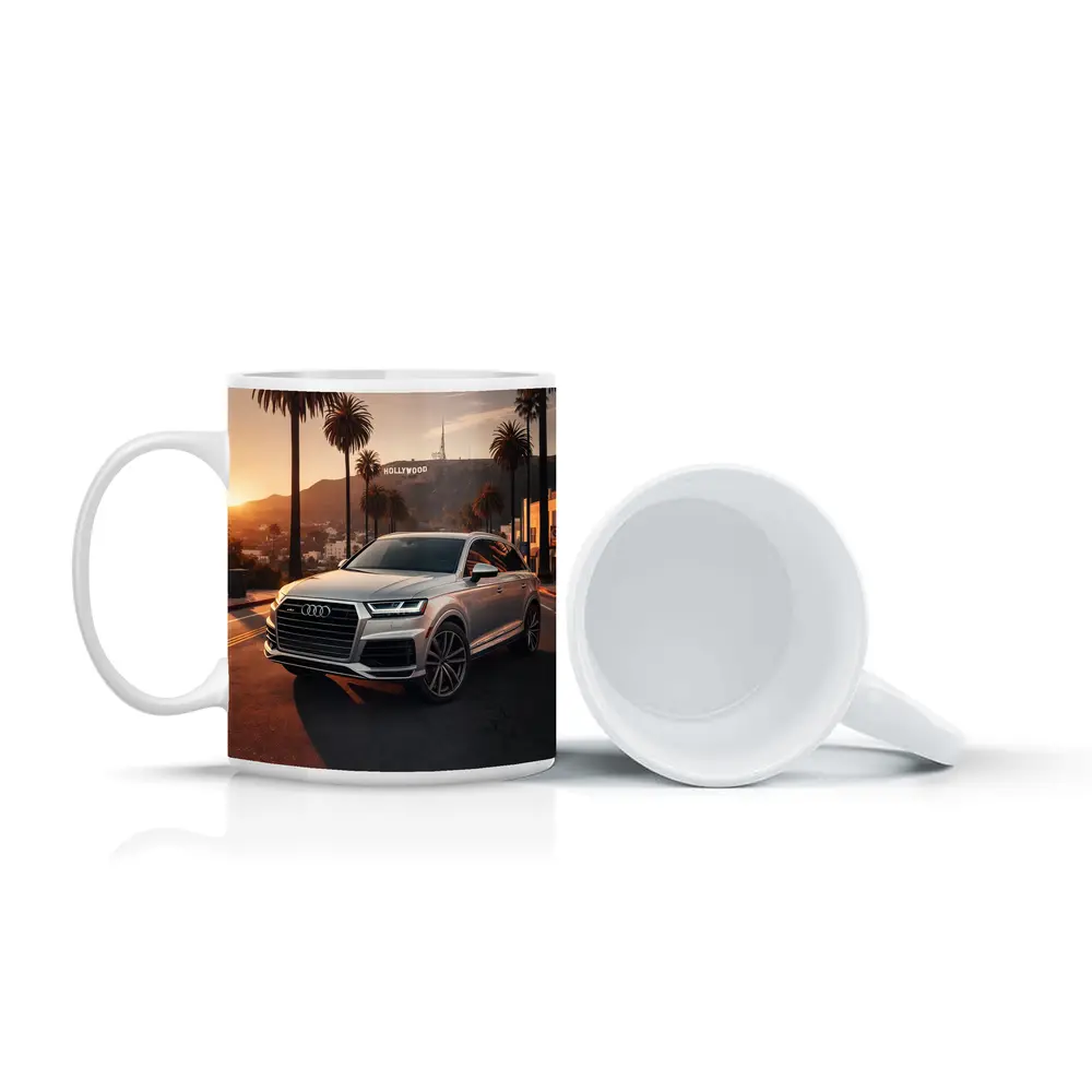 Audi Q7 Hollywood Hills Los Angeles Sunset – Mugs