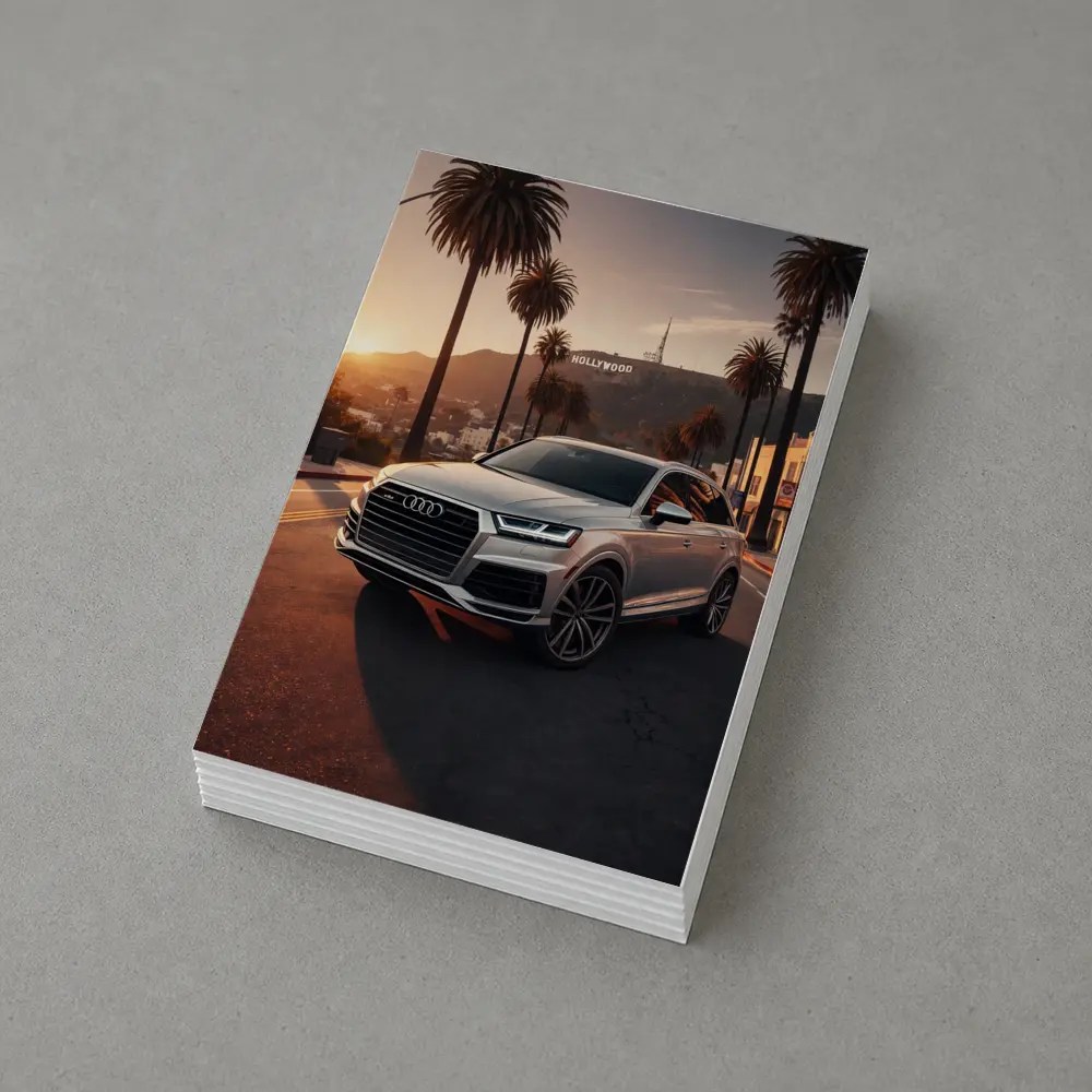 Audi Q7 Hollywood Hills Los Angeles Sunset – Postcards
