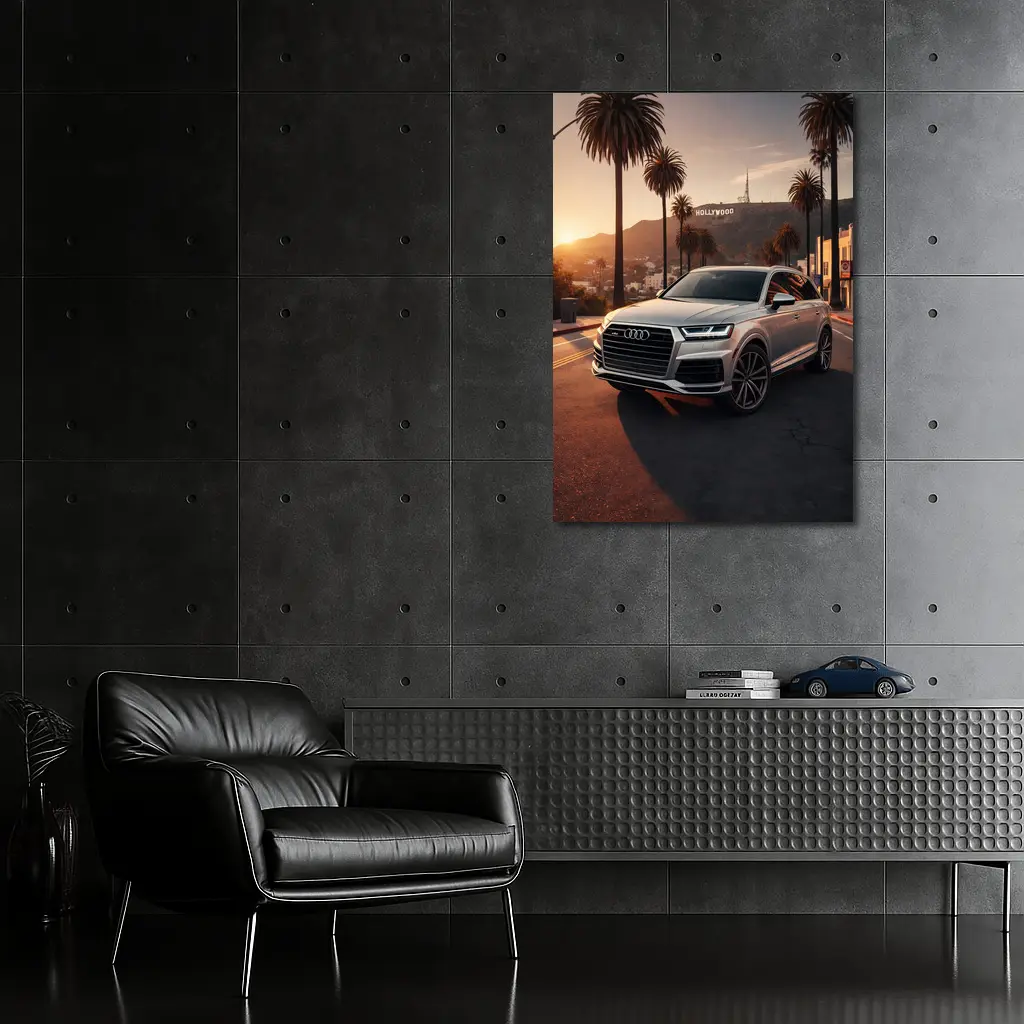 Audi Q7 Hollywood Hills Los Angeles Sunset – Wall Art