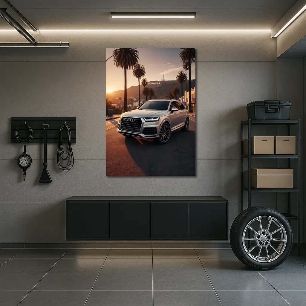 Audi Q7 Hollywood Hills Los Angeles Sunset – Wall Art