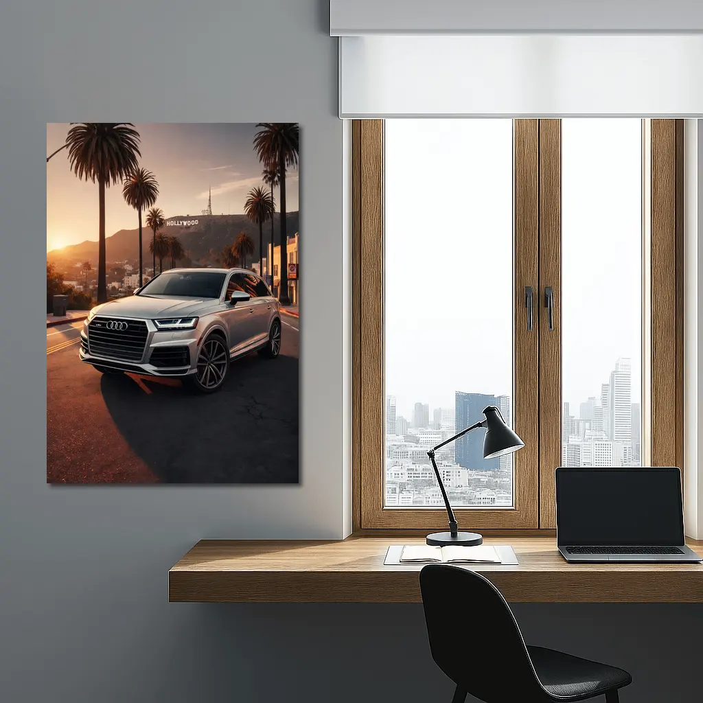 Audi Q7 Hollywood Hills Los Angeles Sunset – Wall Art