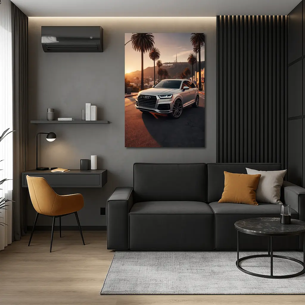 Audi Q7 Hollywood Hills Los Angeles Sunset – Wall Art