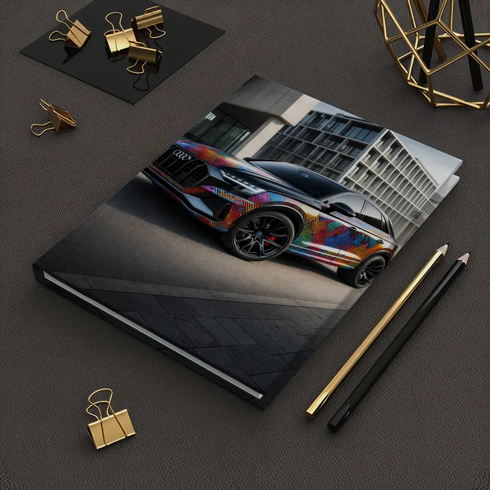 Audi Q8 Colorful Custom Wrap Urban Setting – Notebooks