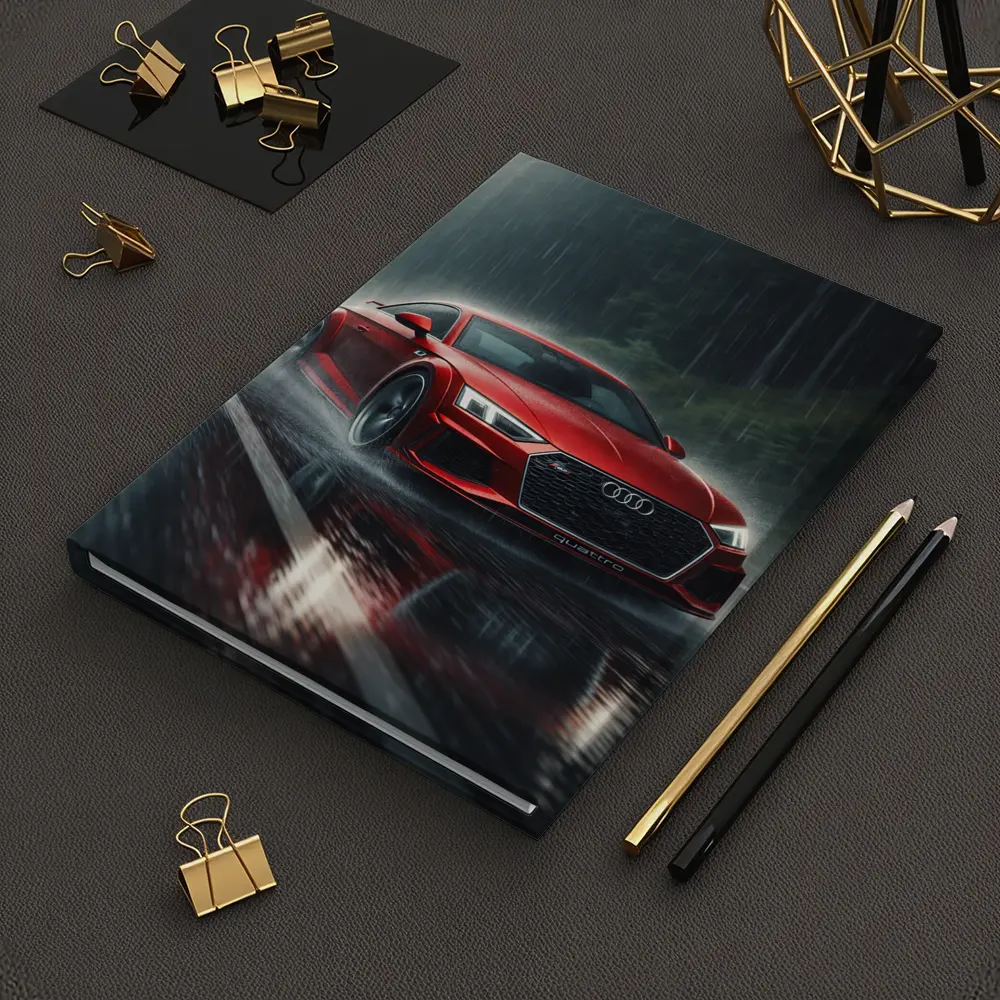 Audi R8 Quattro Red Rainy Road Drive – Notebooks