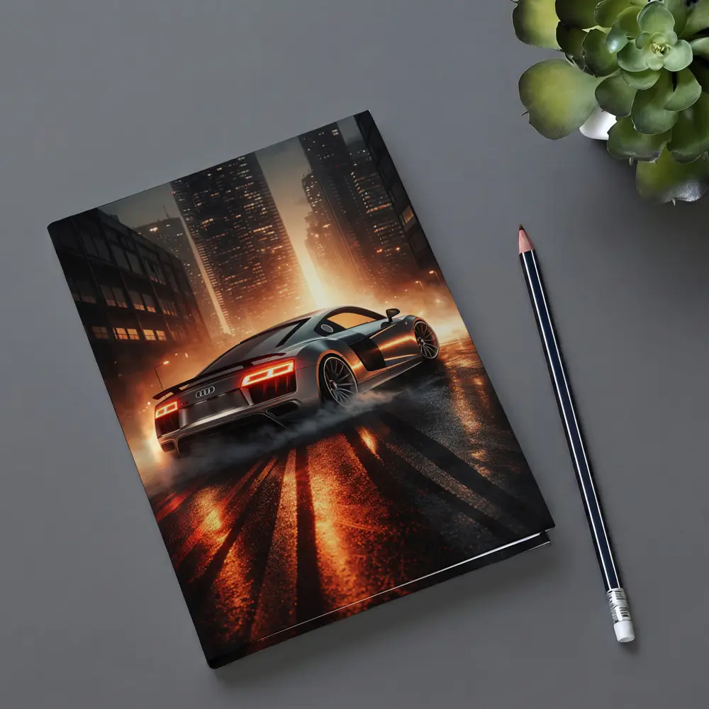 Audi R8 Drifting City Street Night – Notebooks