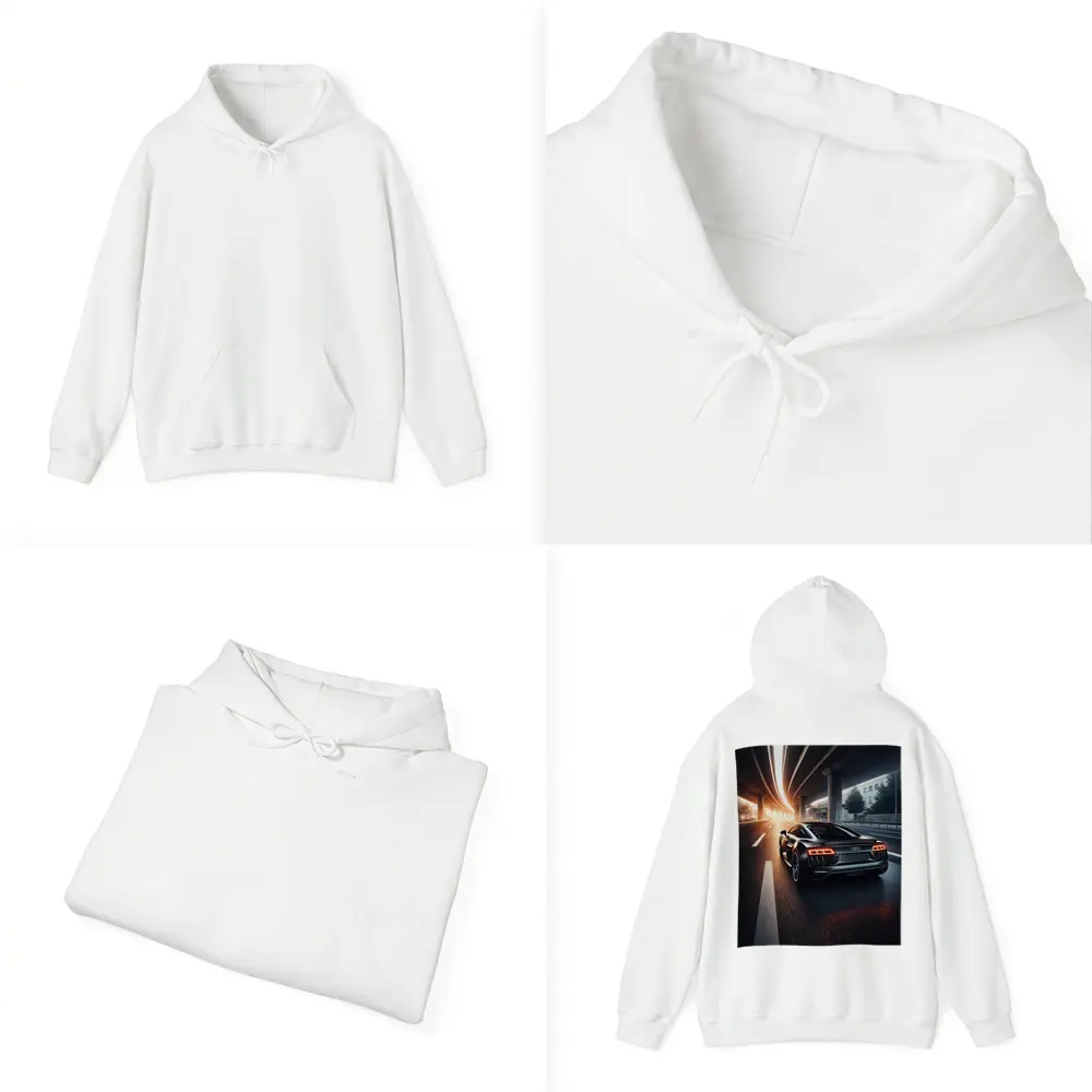 Audi R8 Speeding Under City Highway – Hoodies