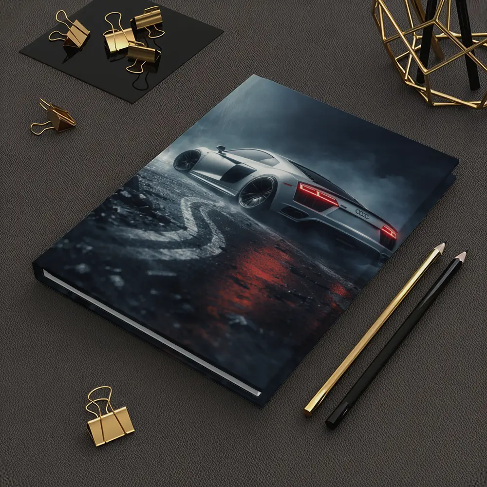 Audi R8 Drifting Wet Dark Street – Notebooks