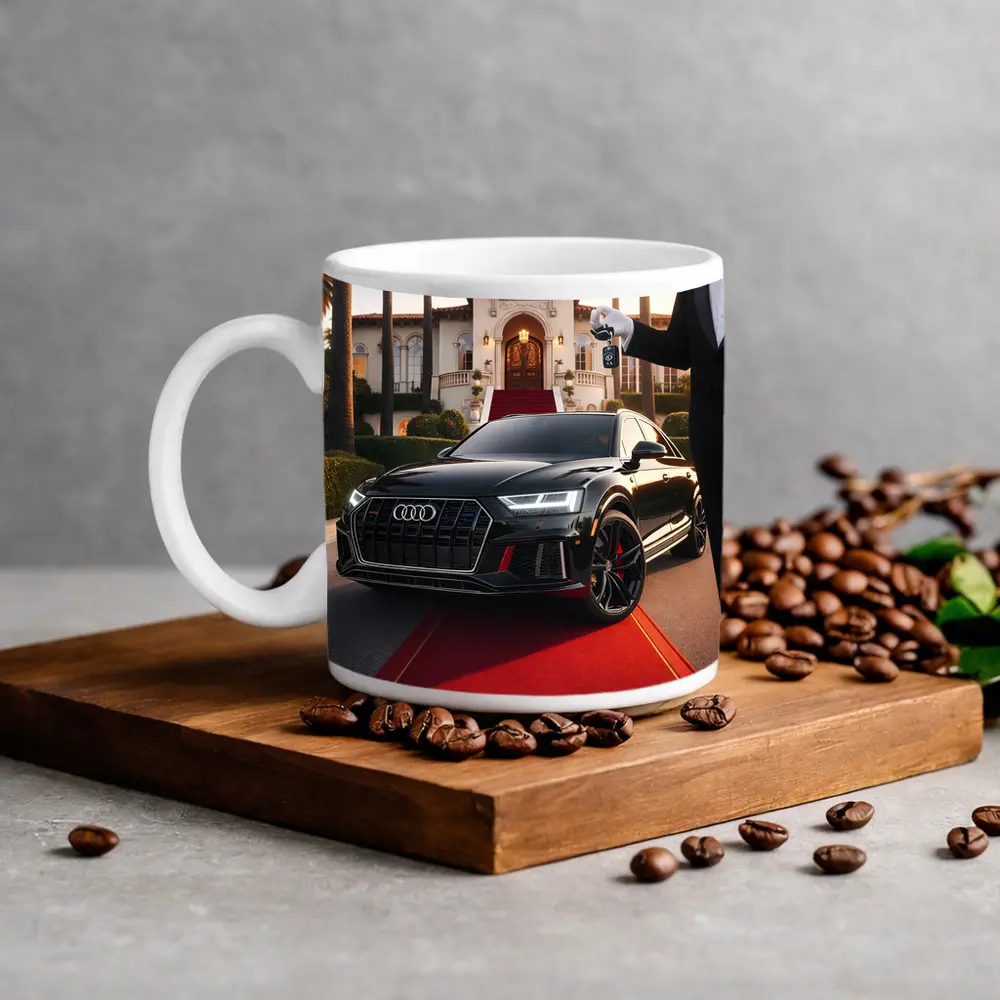 Audi RS Q8 Black Red Carpet Mansion – Mugs