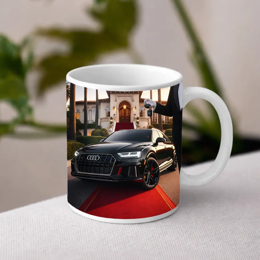 Audi RS Q8 Black Red Carpet Mansion – Mugs
