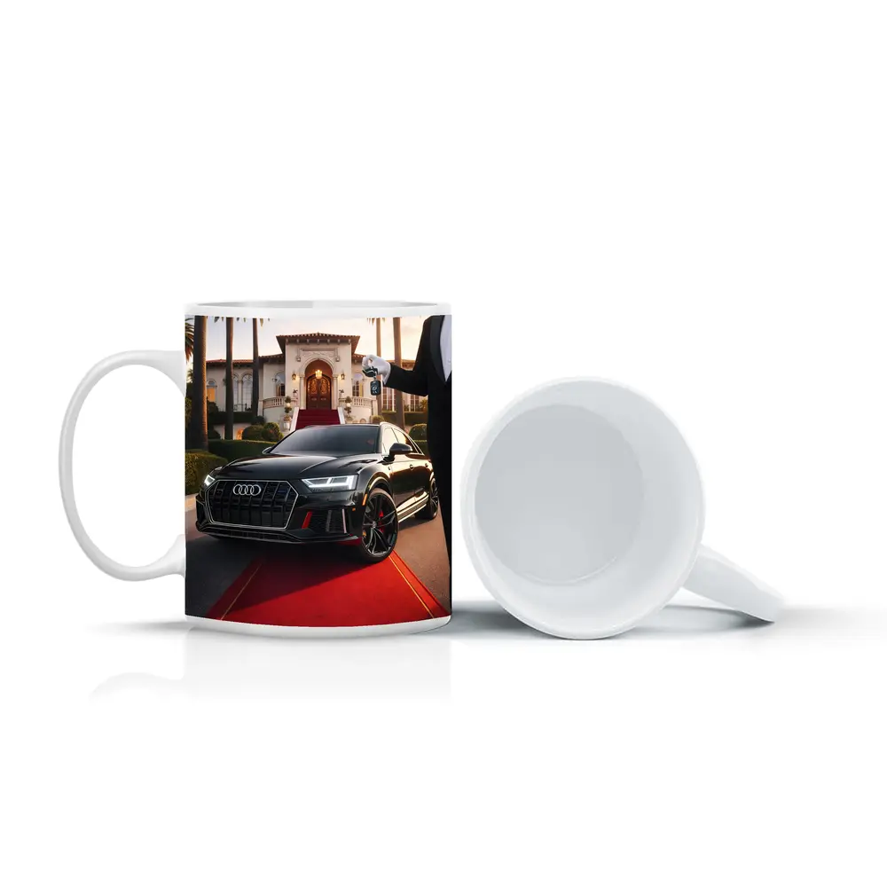 Audi RS Q8 Black Red Carpet Mansion – Mugs