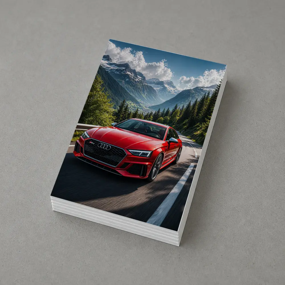 Audi RS4 Red Mountain Road Drive – Postcards