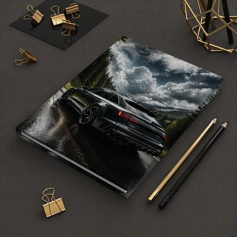 Audi RS6 Wet Mountain Road Dark Skies – Notebooks