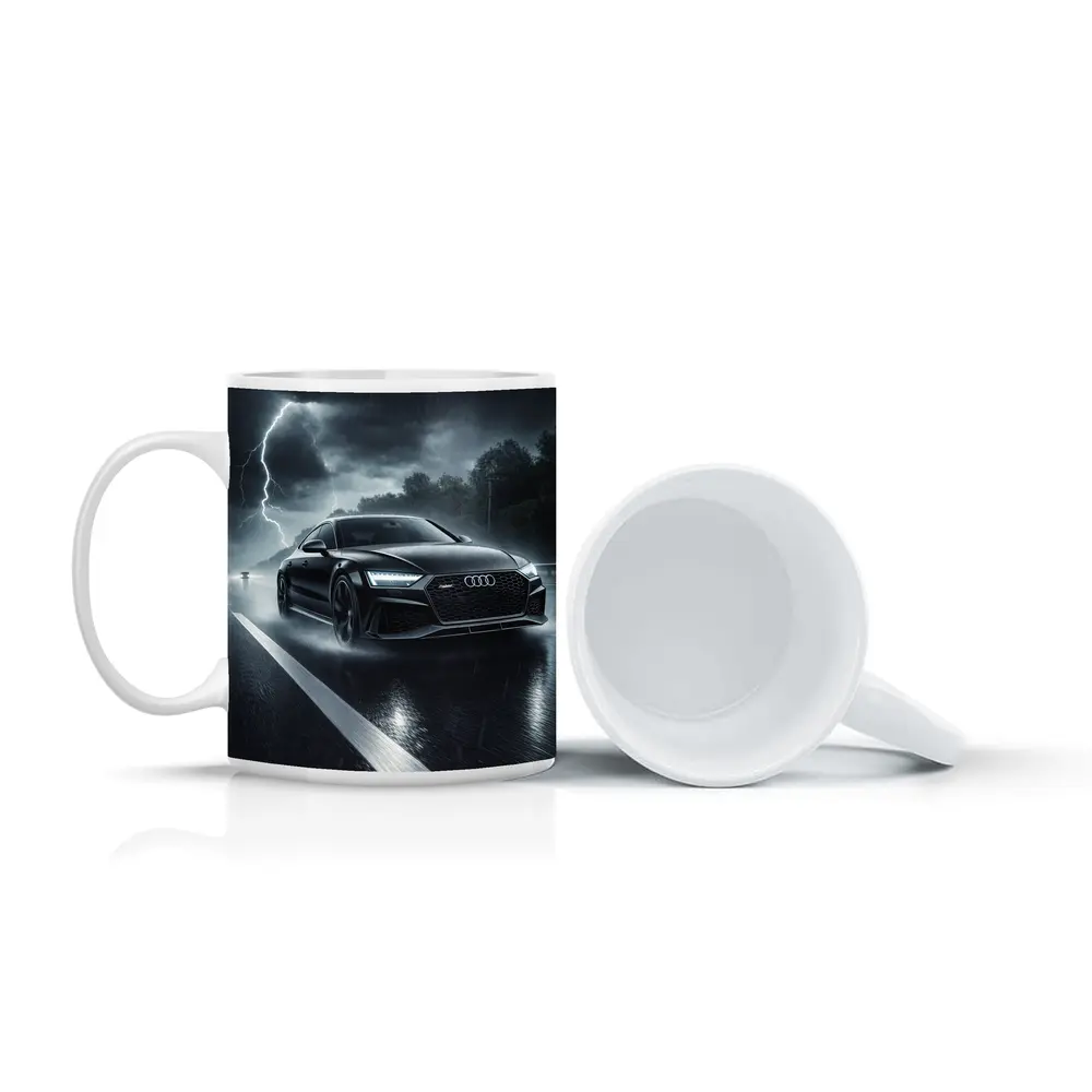 Audi RS7 Racing Through Stormy Night – Mugs