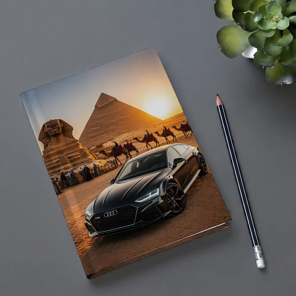 Audi RS7 Giza Pyramids Sphinx Sunset – Notebooks