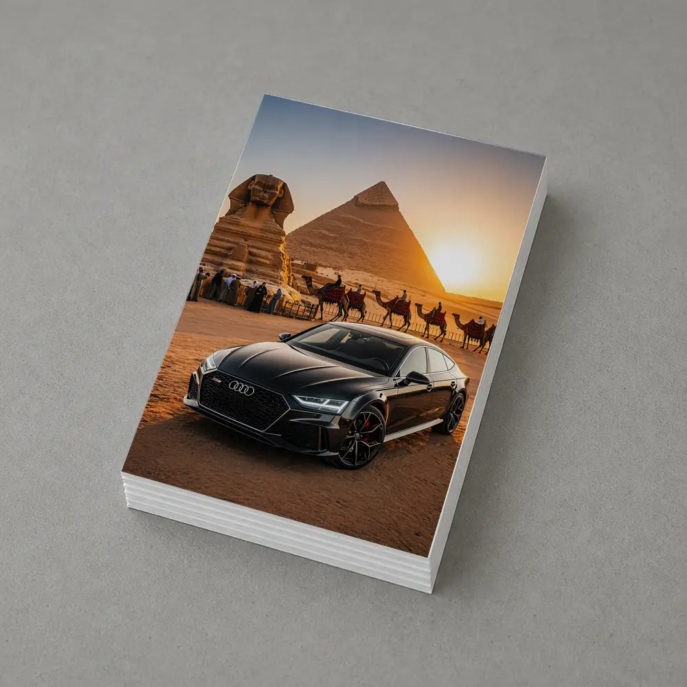 Audi RS7 Giza Pyramids Sphinx Sunset – Postcards