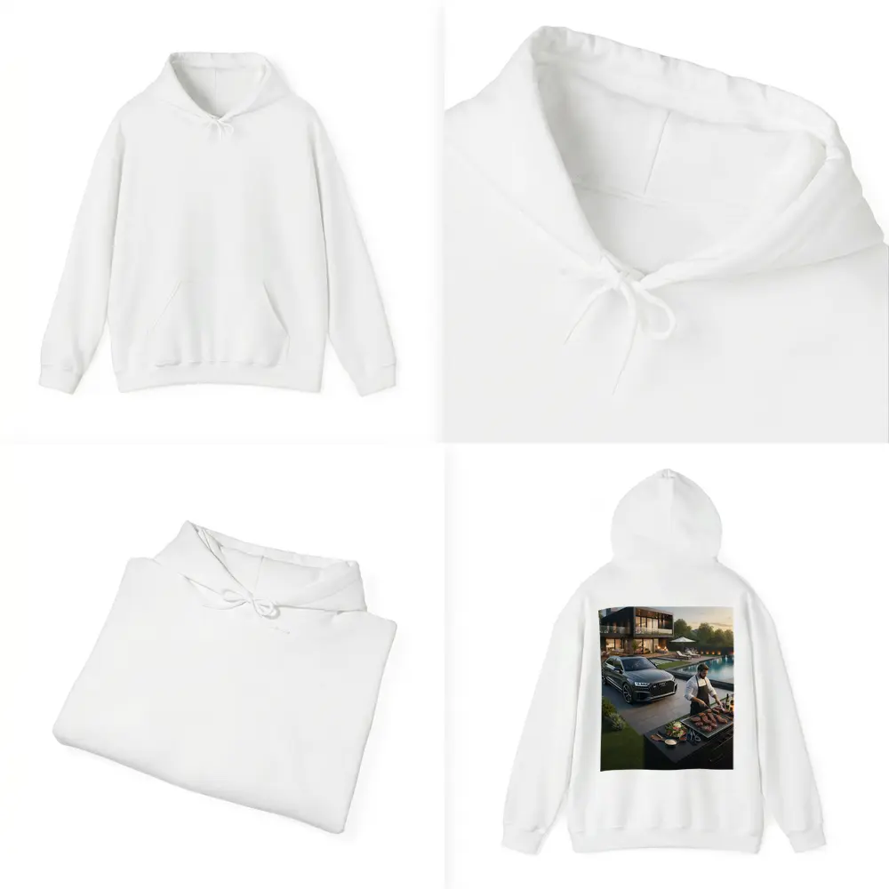 Audi Q8 Luxury Lifestyle Backyard Grilling – Hoodies