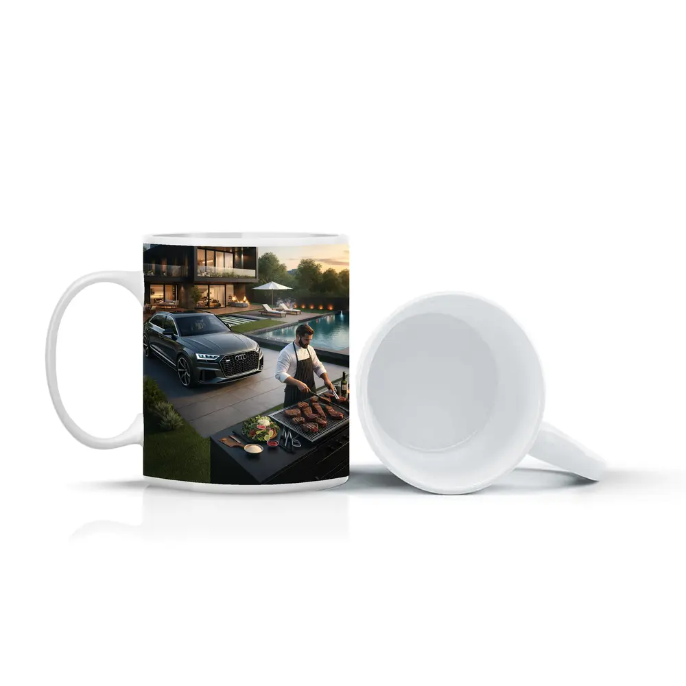 Audi Q8 Luxury Lifestyle Backyard Grilling – Mugs
