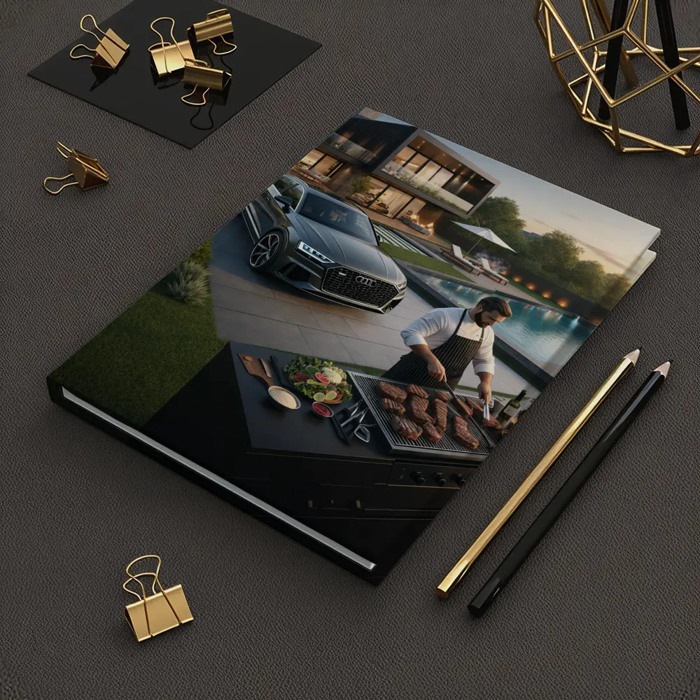 Audi Q8 Luxury Lifestyle Backyard Grilling – Notebooks