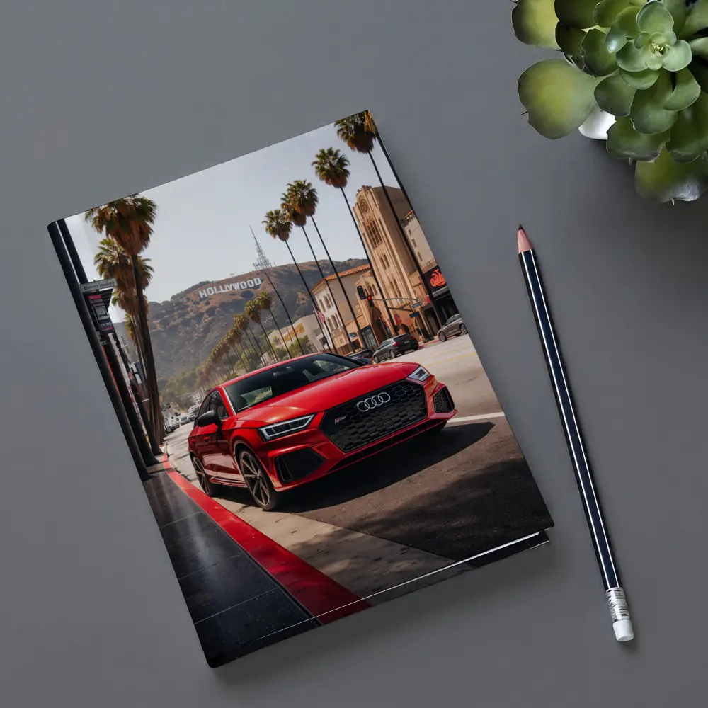 Audi RS Q3 Red Hollywood Los Angeles Street – Notebooks