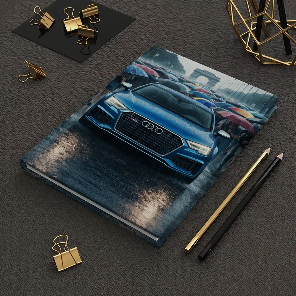 Audi RS Q3 Rainy Paris Street Scene – Notebooks