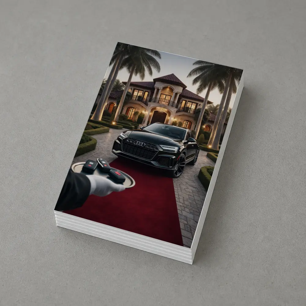 Audi RSQ8 Black Luxury Mansion Valet – Postcards