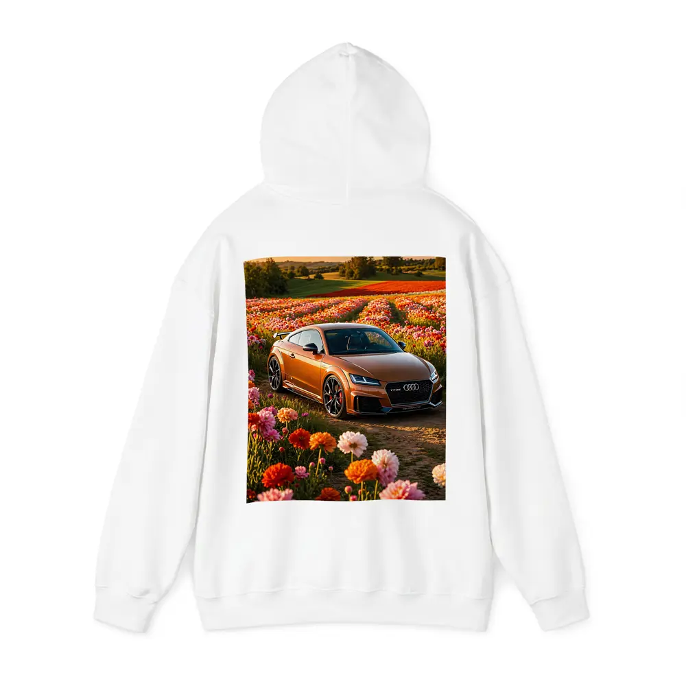 Audi TT RS Bronze in Flower Field – Hoodies
