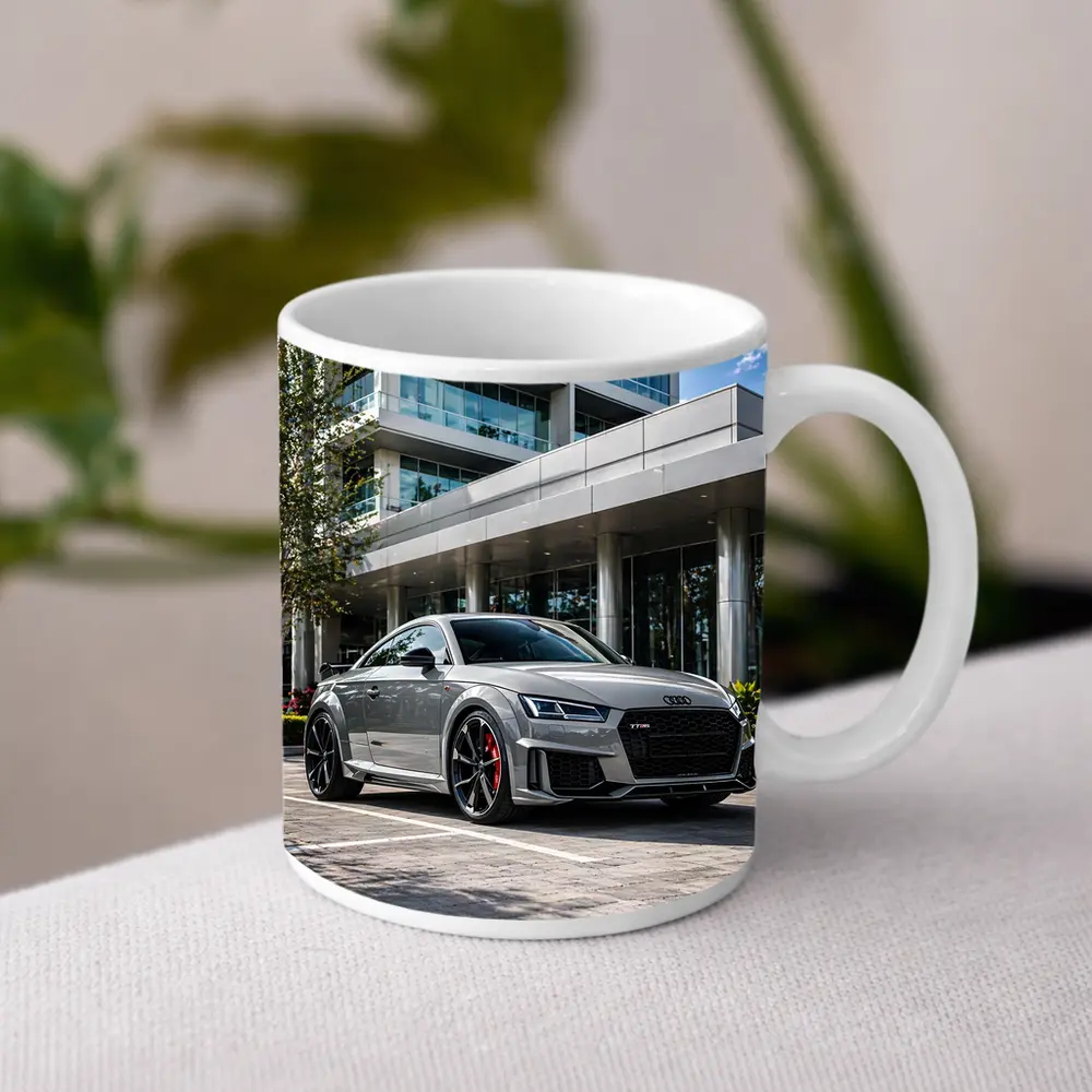 Audi TT RS Grey Urban Building Setting – Mugs