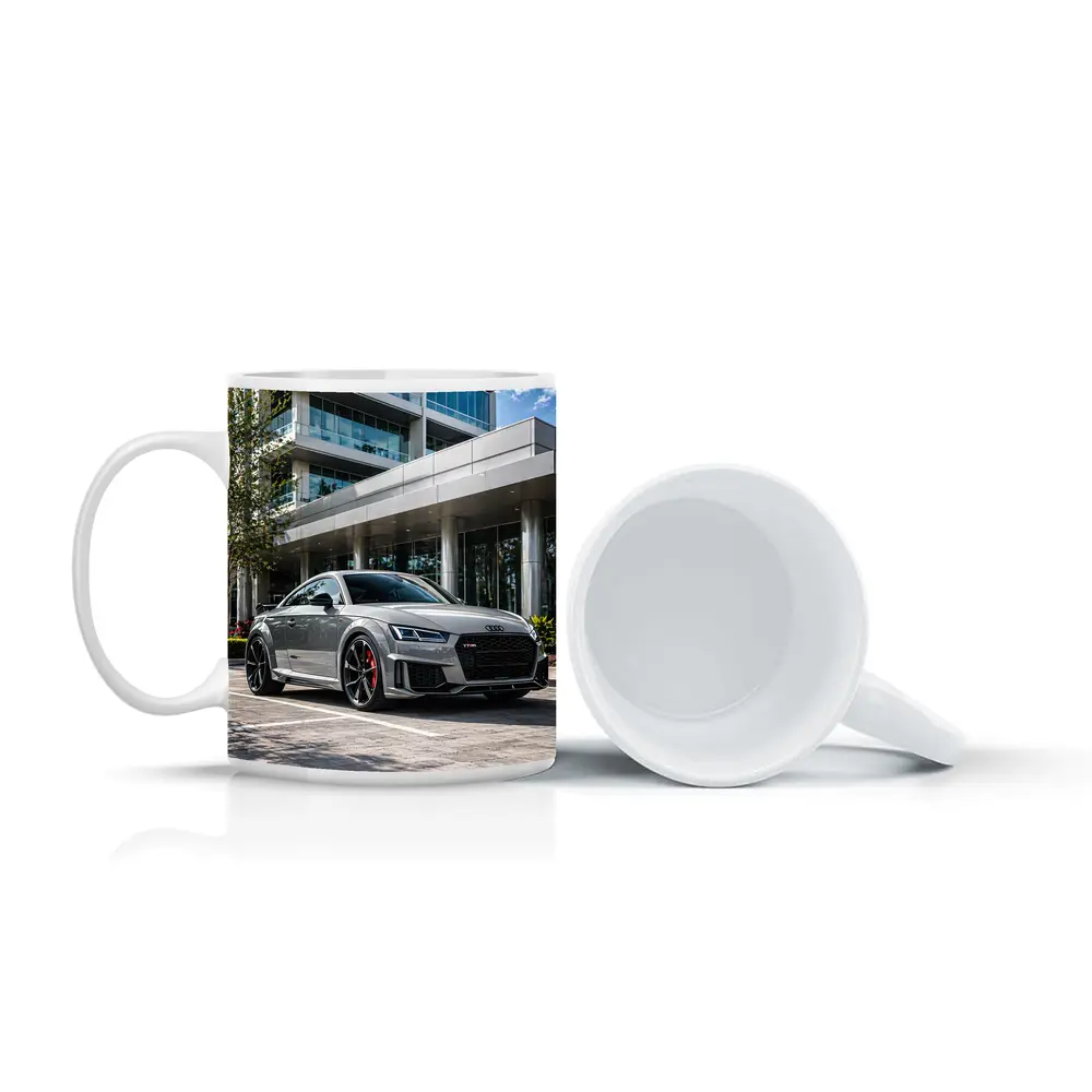 Audi TT RS Grey Urban Building Setting – Mugs