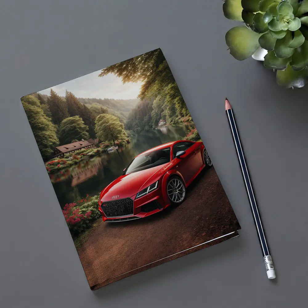 Audi TT RS Red Coupe Forest River – Notebooks