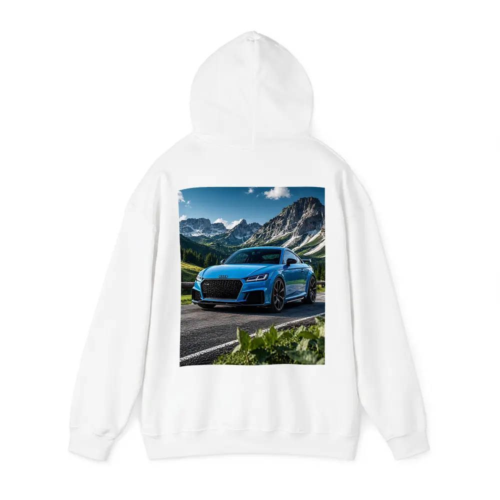 Audi TT RS Blue Mountain Road Scenery – Hoodies