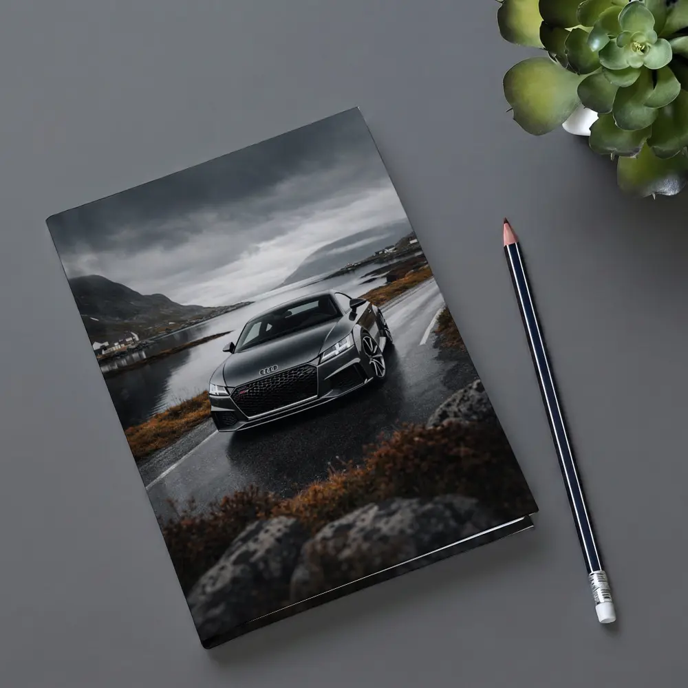 Audi TT RS On Moody Coastal Road – Notebooks