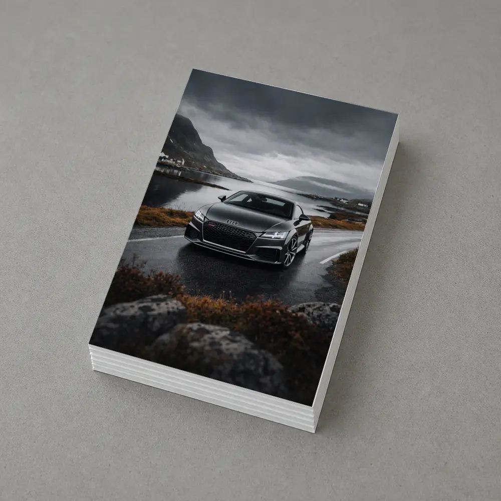 Audi TT RS On Moody Coastal Road – Postcards