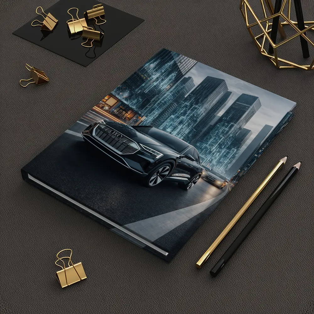 Audi Q4 Electric SUV Futuristic City Night – Notebooks